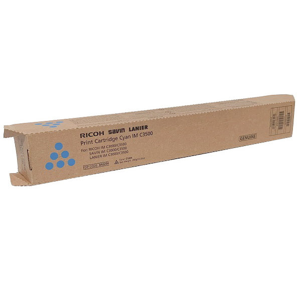 Genuine Ricoh 842254 Cyan Toner Cartridge (19,000 pages) IM C3500