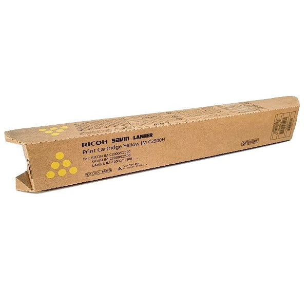 Genuine Ricoh 842308 High Yield Yellow Toner Cartridge (10,500 pages) IM C2500