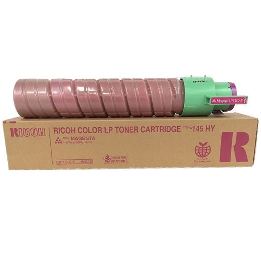 Genuine Ricoh 888310 High Yield Magenta Toner Cartridge (15,000 pages) (Type 145)