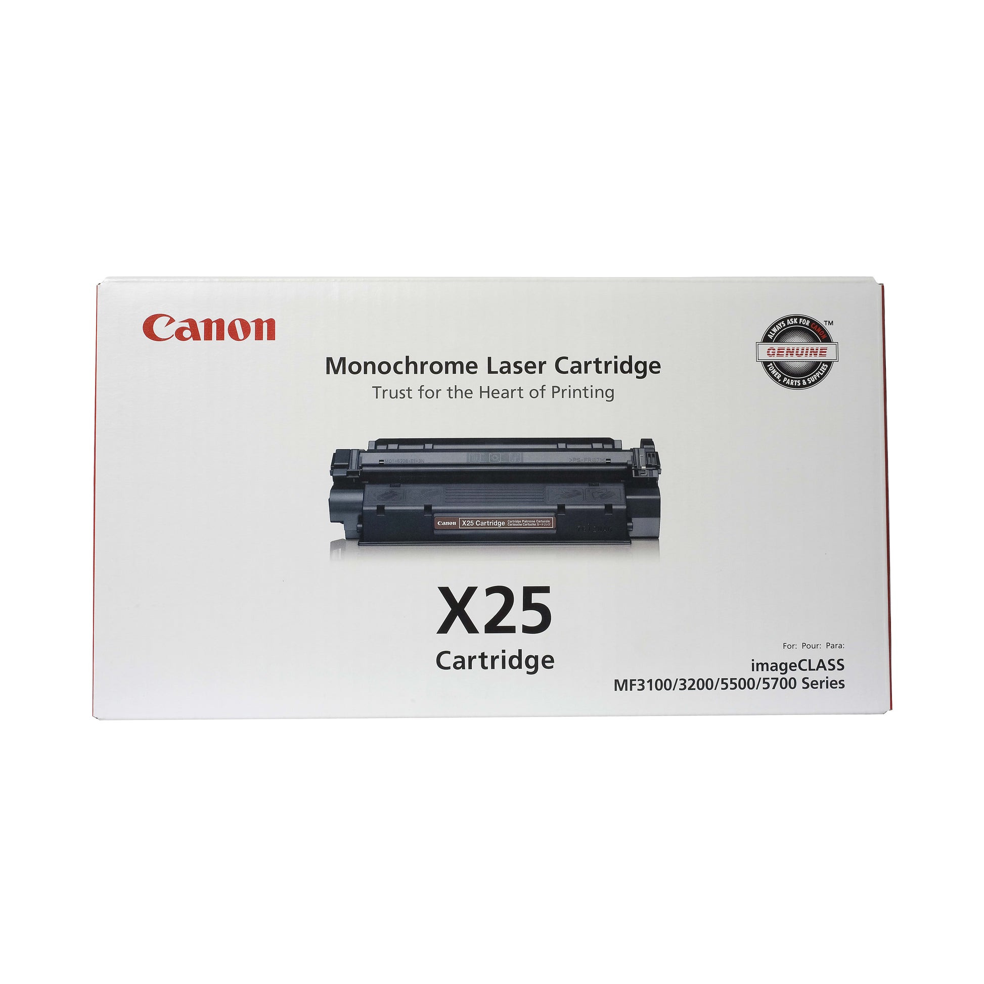 Genuine Canon X25 Black Toner Cartridge (2,500 pages) Image 2