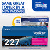 Genuine Brother TN227M High Yield Magenta Toner Cartridge (2,300 pages) Image 3