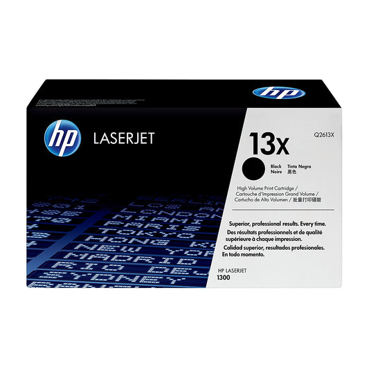 Genuine HP 13X High Yield Black Toner Cartridge, Q2613X (4,000 pages) Image 1