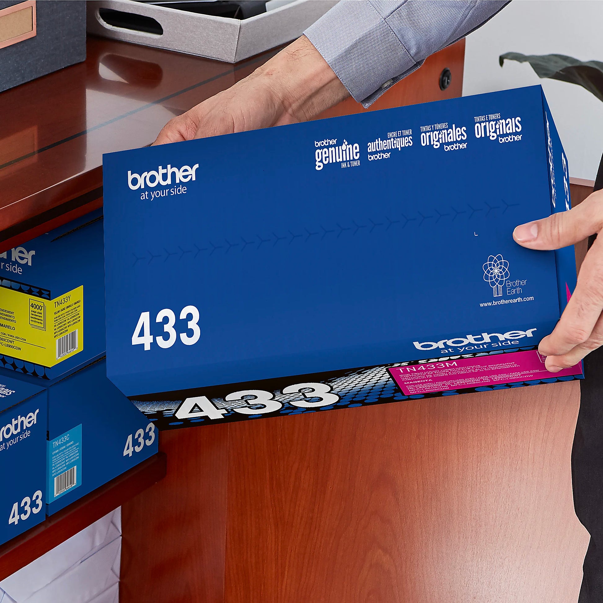 Genuine Brother TN433M Magenta Toner Cartridge (4,000 pages) Image 5