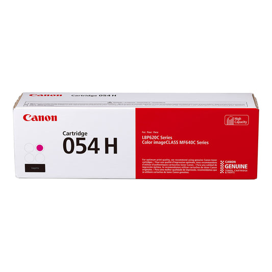 Genuine Canon 054H Magenta High Yield Magenta Toner Cartridge (2,300 pages) Image 1