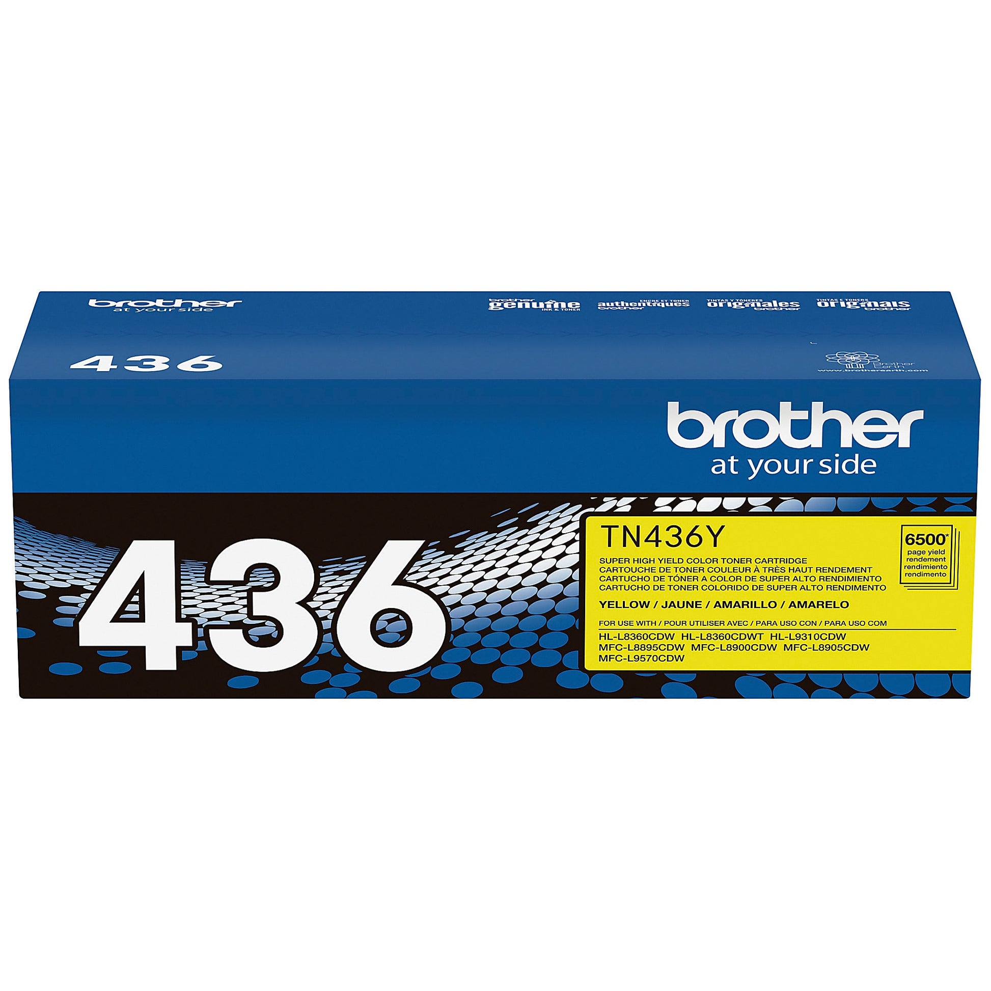 Genuine Brother TN436Y Yellow Toner Cartridge (6,500 pages) Image 8
