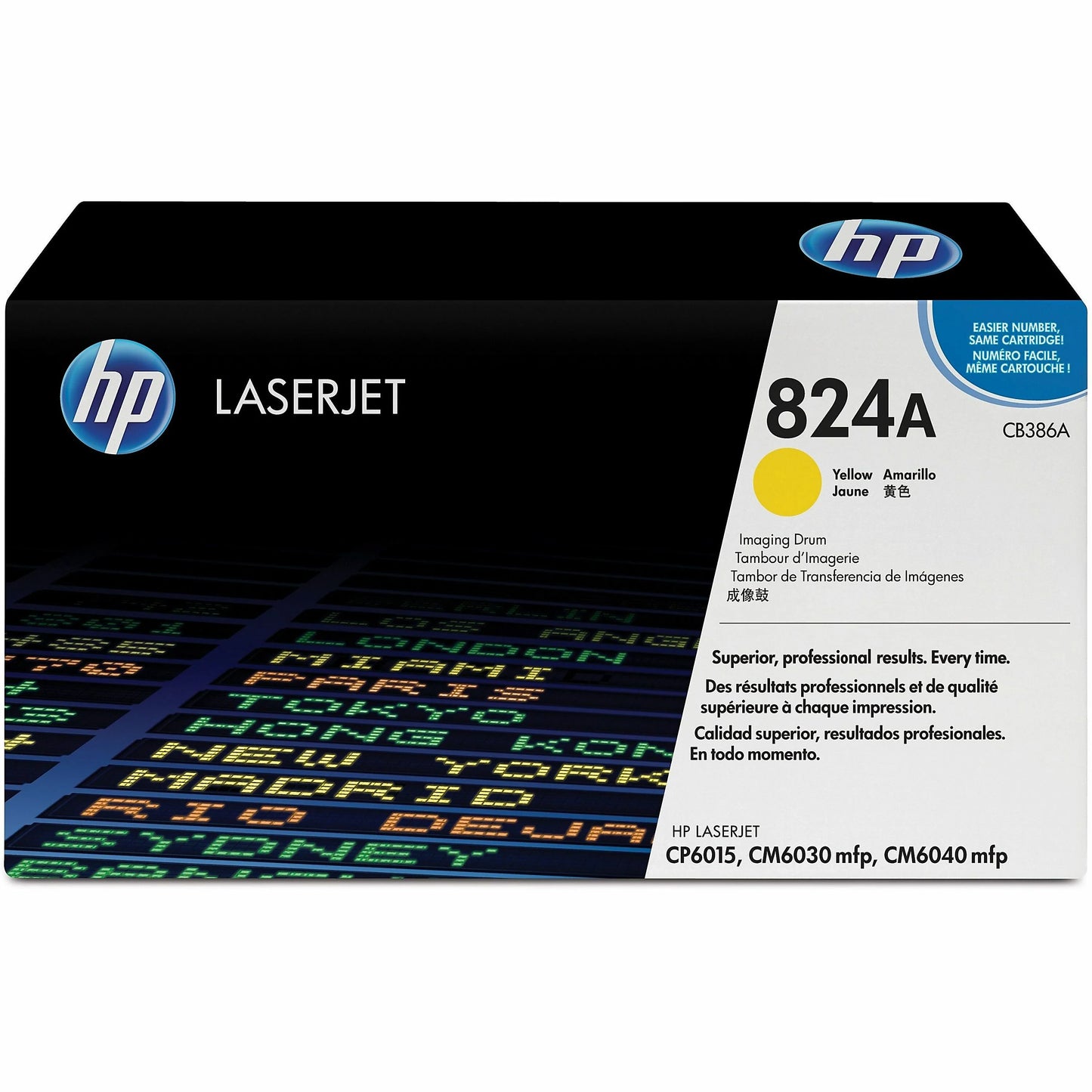 Genuine HP 824A Yellow Drum Unit, CB386A (35,000 pages)