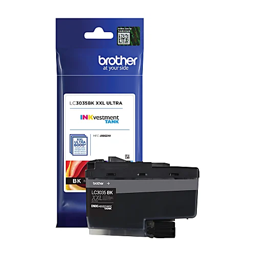 Genuine Brother LC3035BK Black Ink Cartridge (6,000 pages)