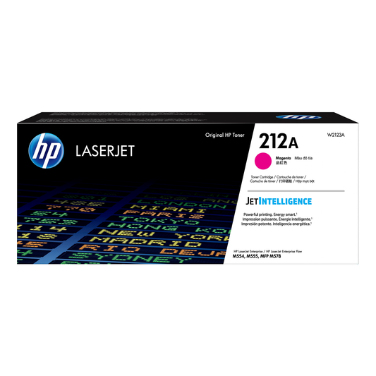 Genuine HP 212A Magenta Toner Cartridge, W2123A (4,500 pages) Image 1