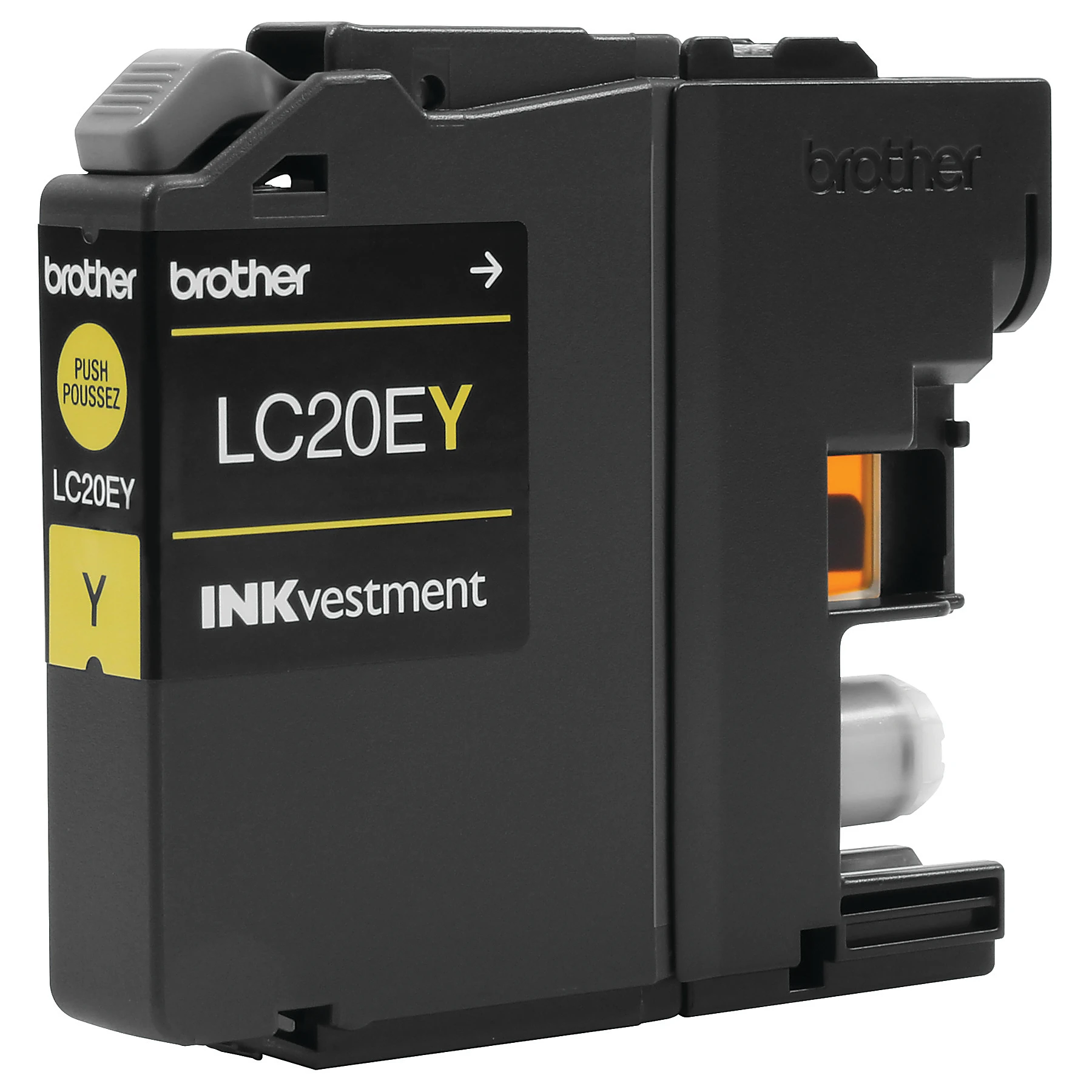Genuine Brother LC20EY Yellow Ink Cartridge (1,200 pages) Image 3