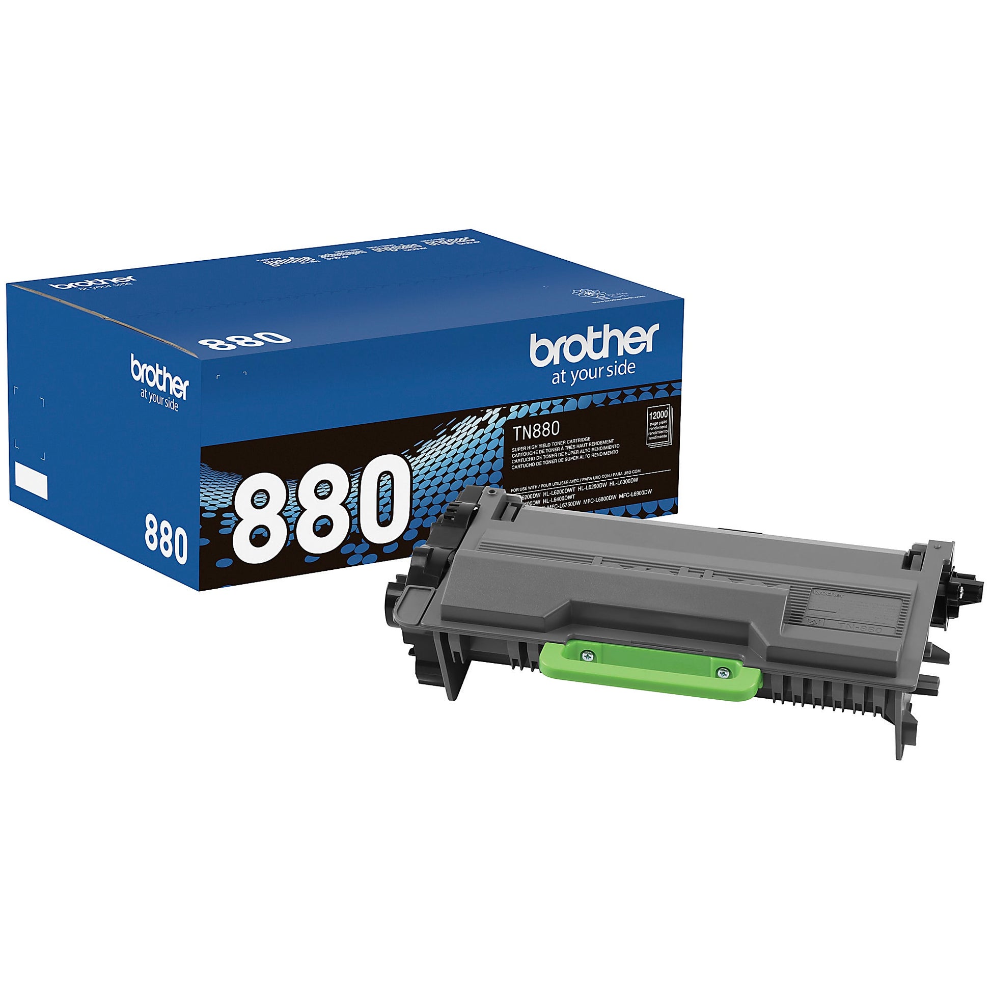 Genuine Brother TN880 Black Toner Cartridge (12,000 pages) Image 1