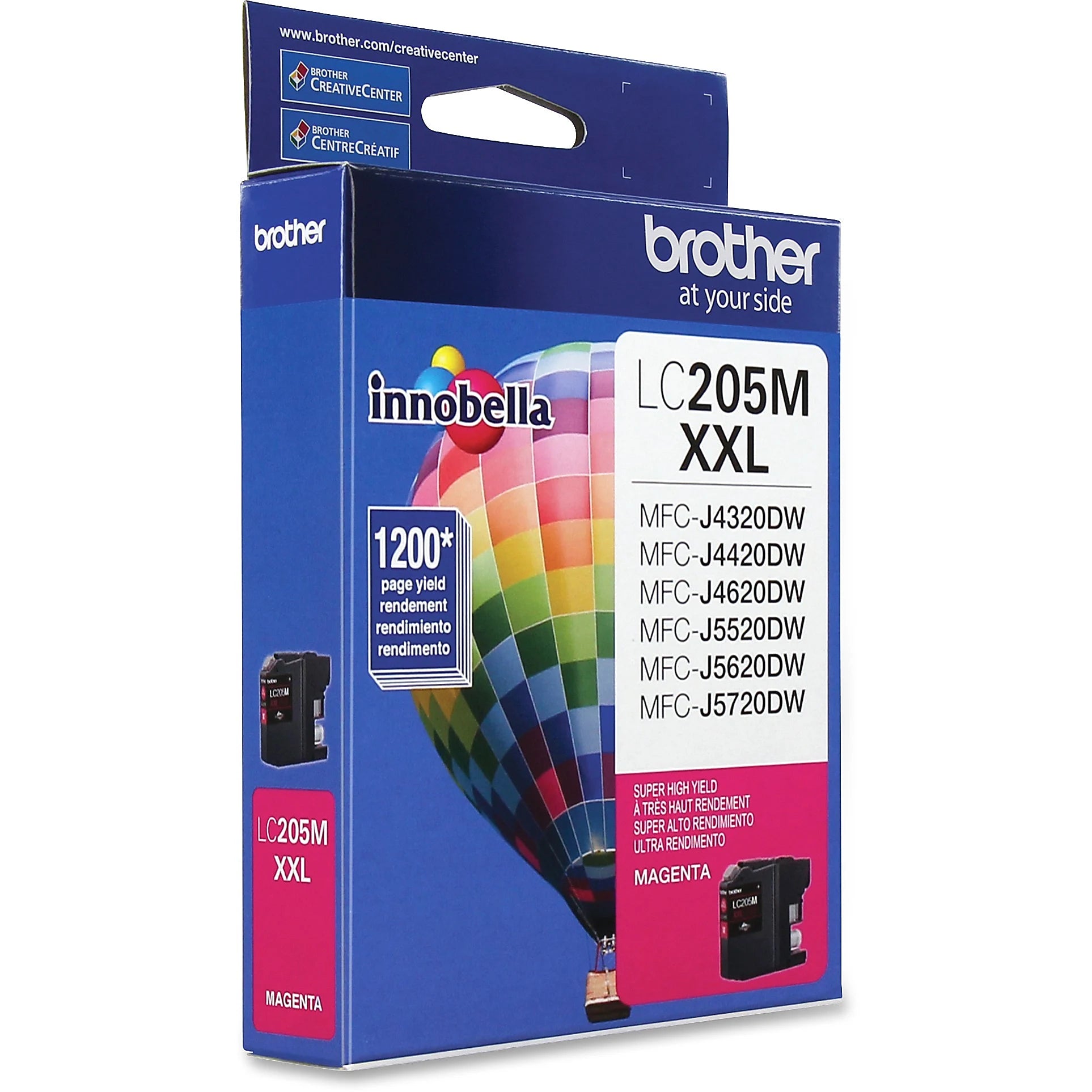Genuine Brother LC205M Magenta Ink Cartridge (1,200 pages) Image 2 