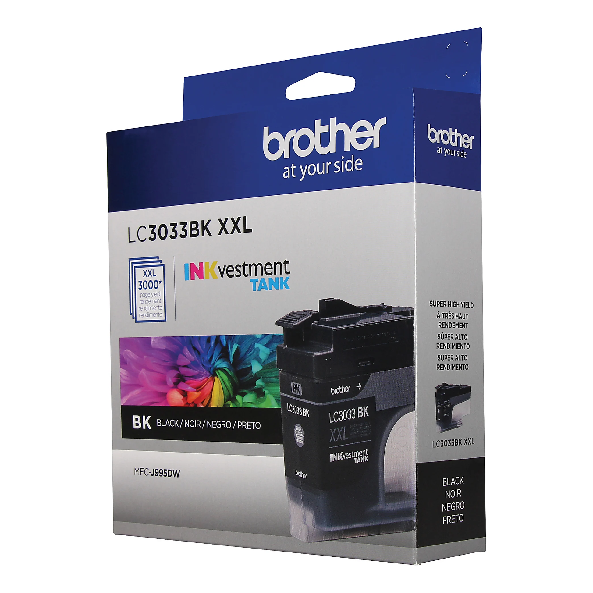 Genuine Brother LC3033BK Black Ink Cartridge (3,000 pages) Image 3