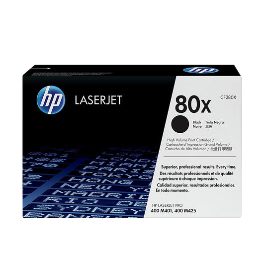 Genuine HP CF280X High Yield Black Toner Cartridge (6,900 pages) Image 1