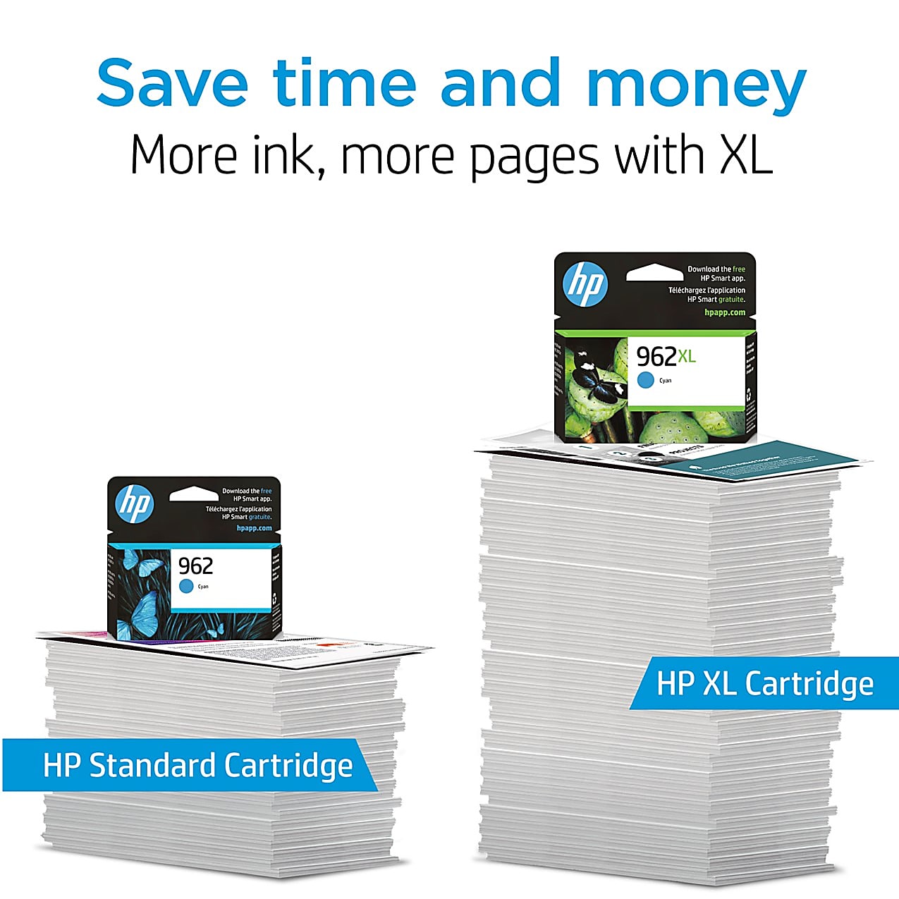 Genuine HP 3JA00AN High Yield Cyan Ink Cartridge (1,600 pages) Image 2