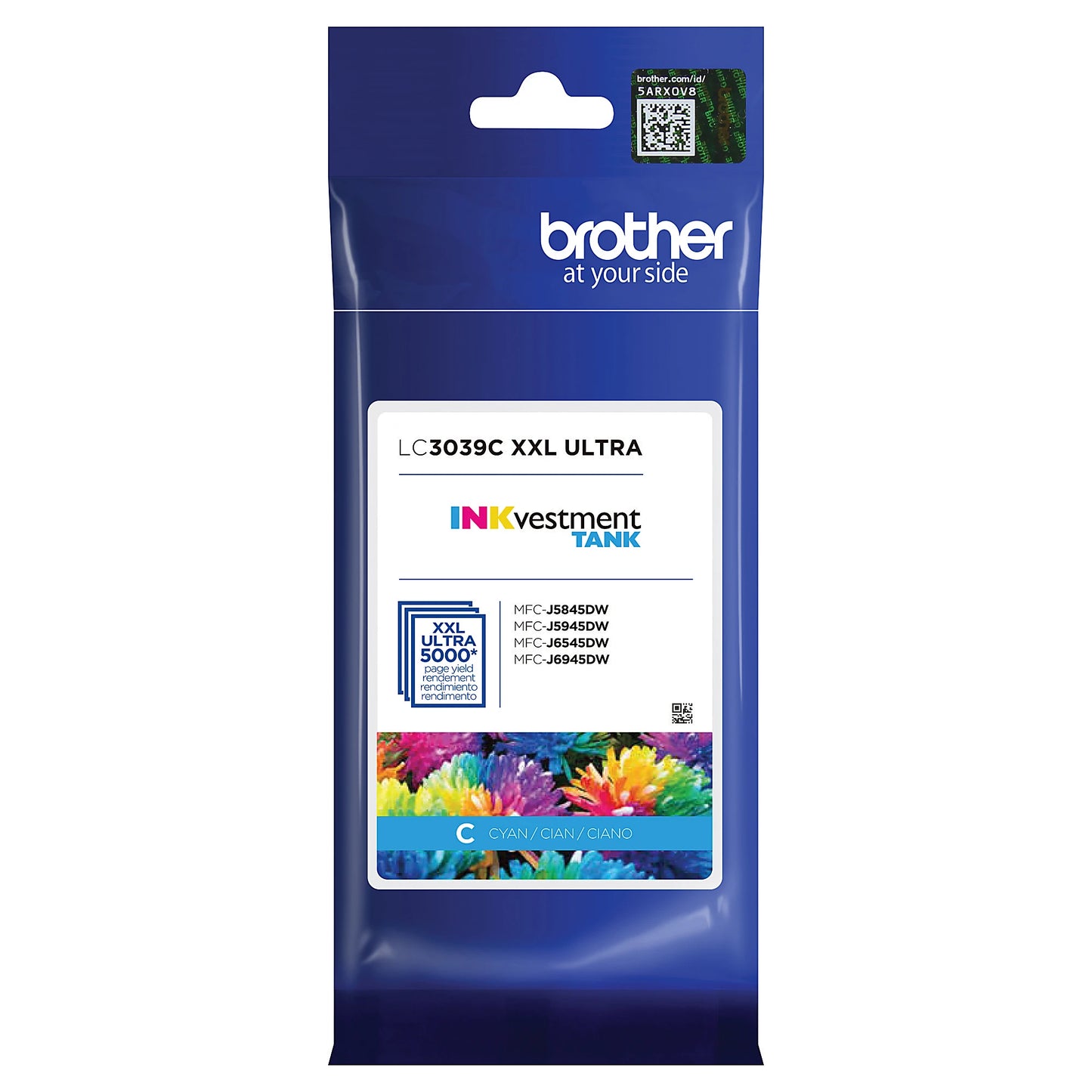Genuine Brother LC3039C Cyan Ink Cartridge (5,000 pages)