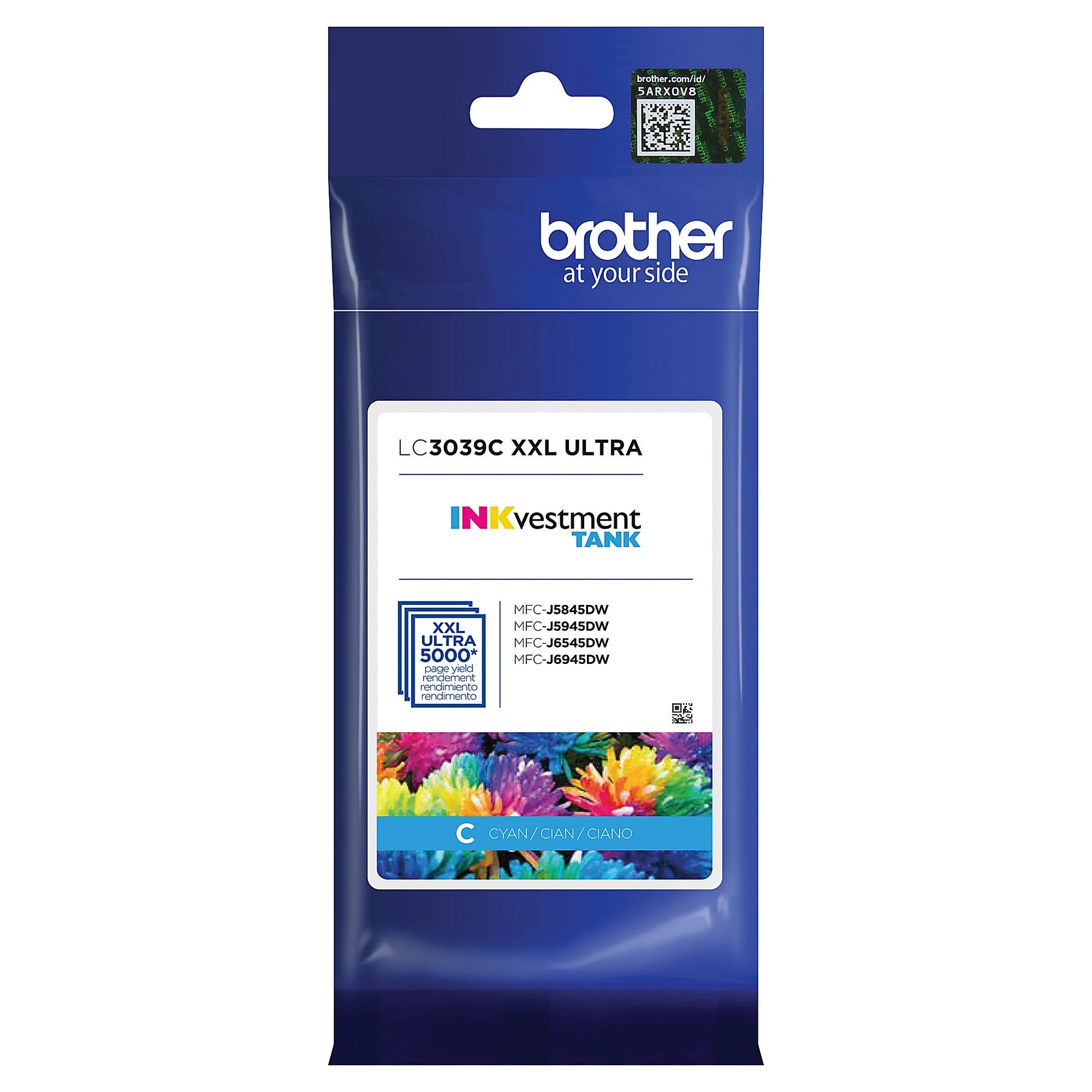 Genuine Brother LC3039C Cyan Ink Cartridge (5,000 pages)
