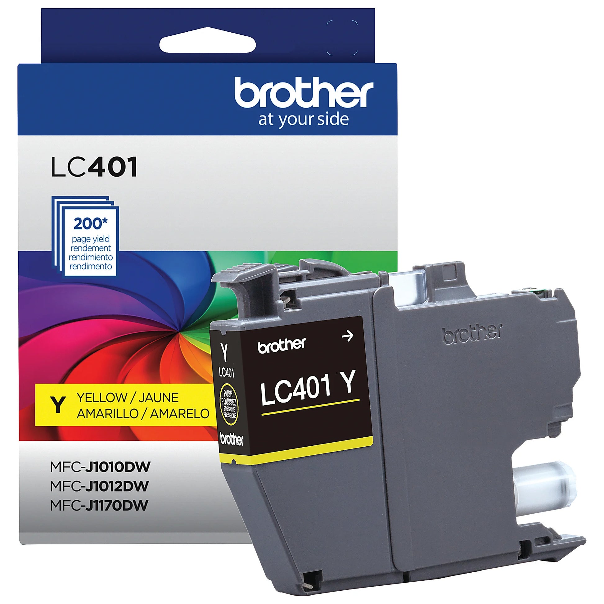Genuine Brother LC41Y Yellow Ink Cartridge (400 pages) Image 2
