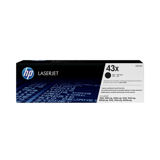 Genuine HP 43X High Yield Black Toner Cartridge, C8543X (30,000 pages) Image 1