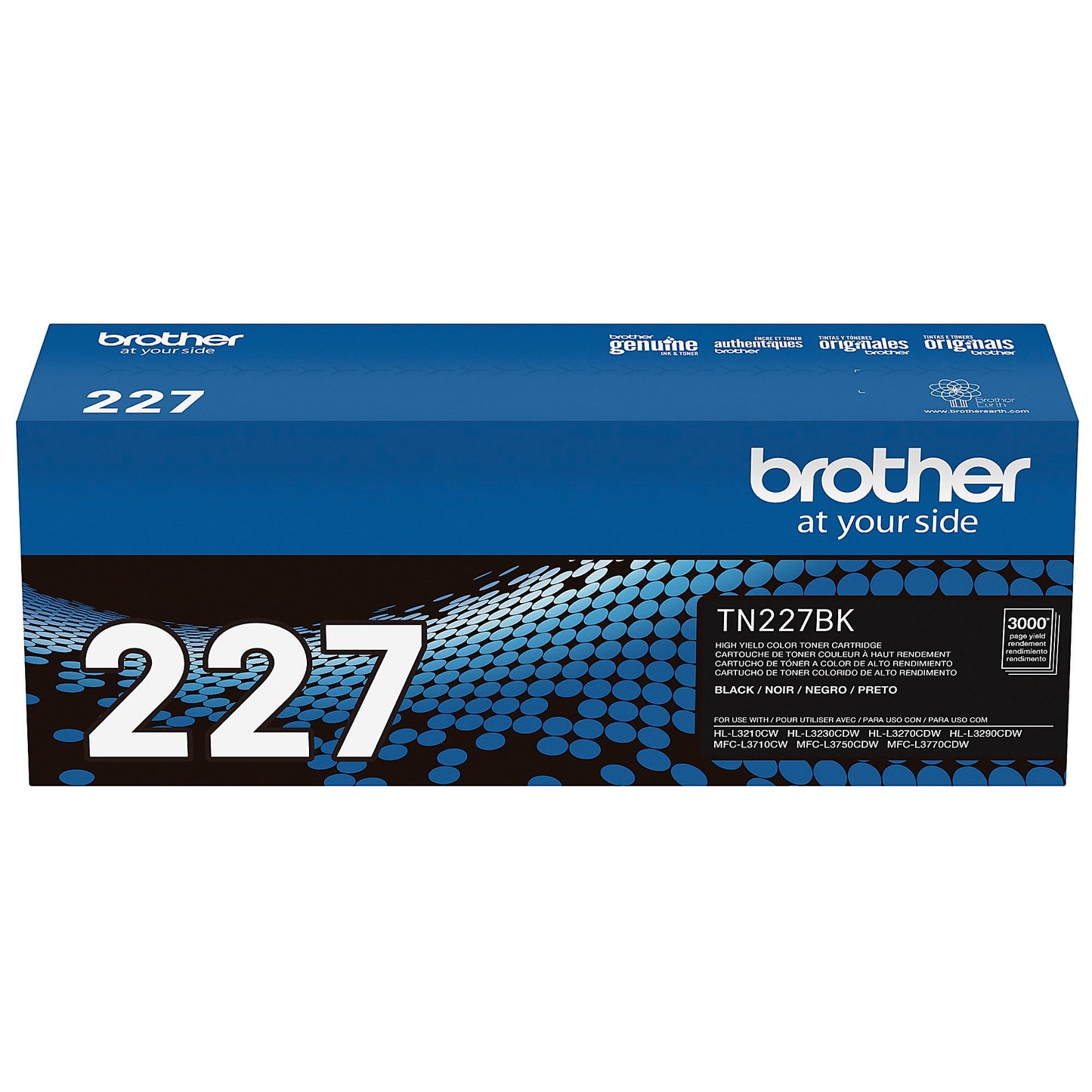 Genuine Brother TN227BK High Yield Black Toner Cartridge (3,000 pages) Image 8