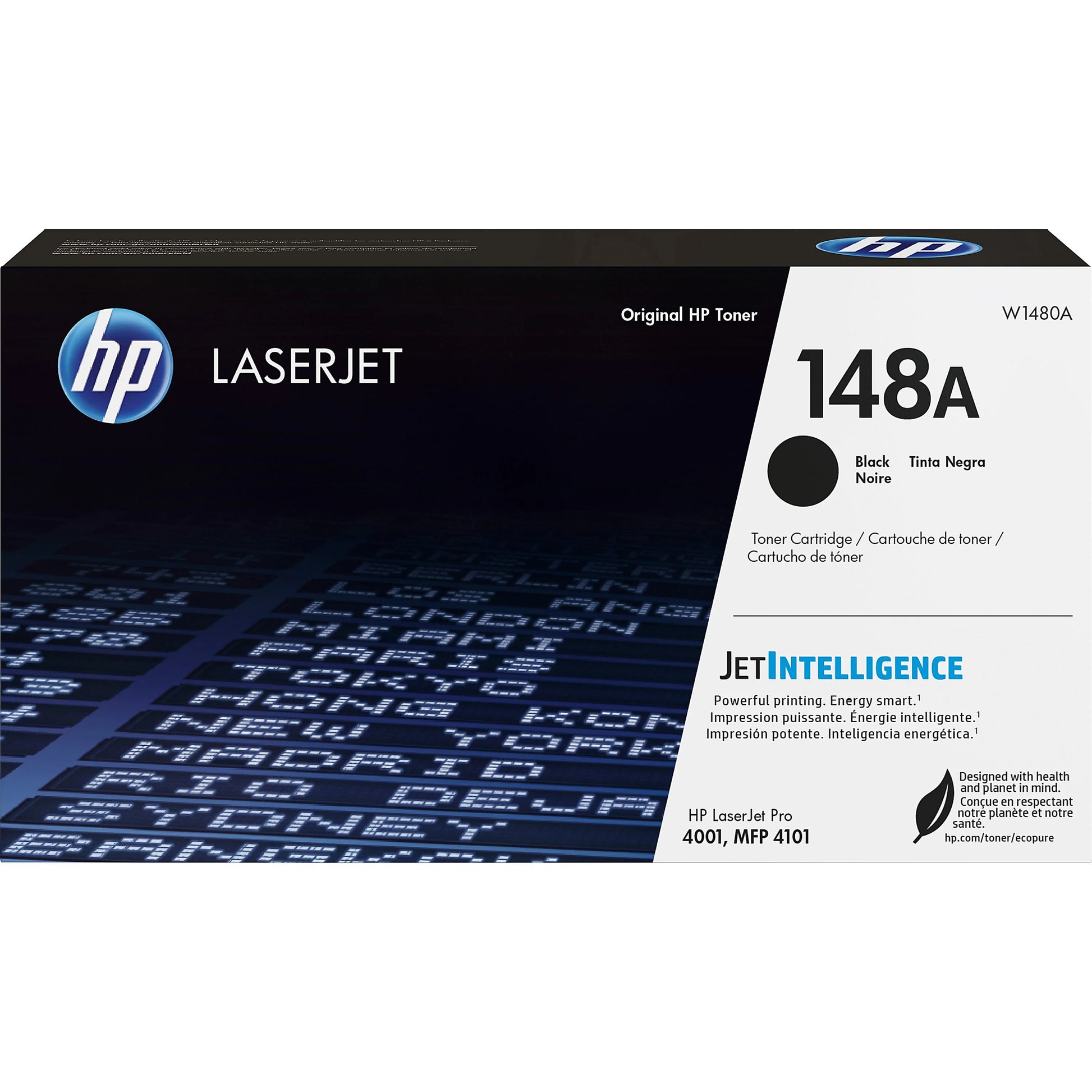 Genuine HP 148A Black Toner Cartridge, W1480A (2,900 pages) Image 1