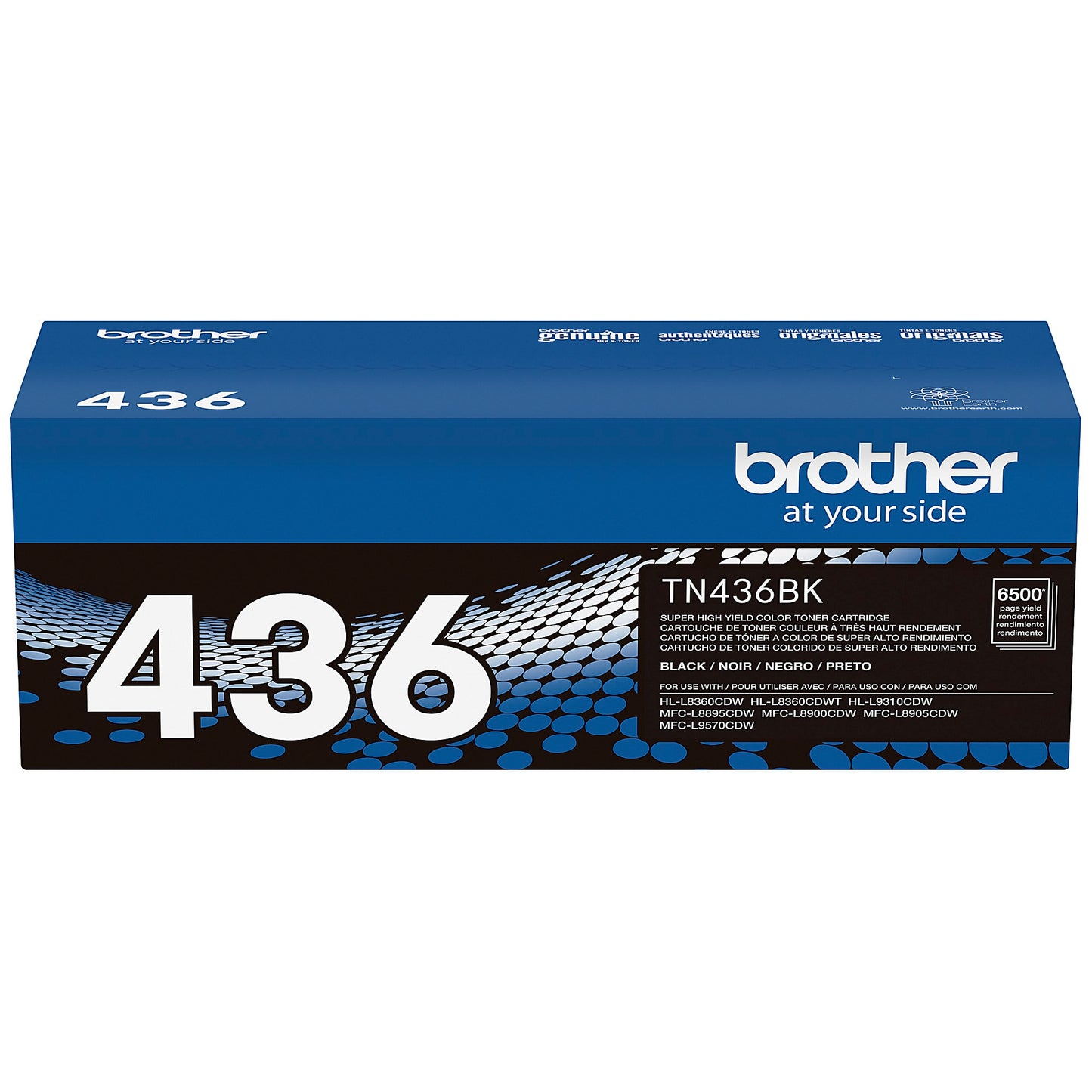 Genuine Brother TN436BK Black Toner Cartridge (6,500 pages) Image 8