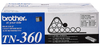 Genuine Brother TN360 High Yield Black Toner Cartridge (2,600 pages)