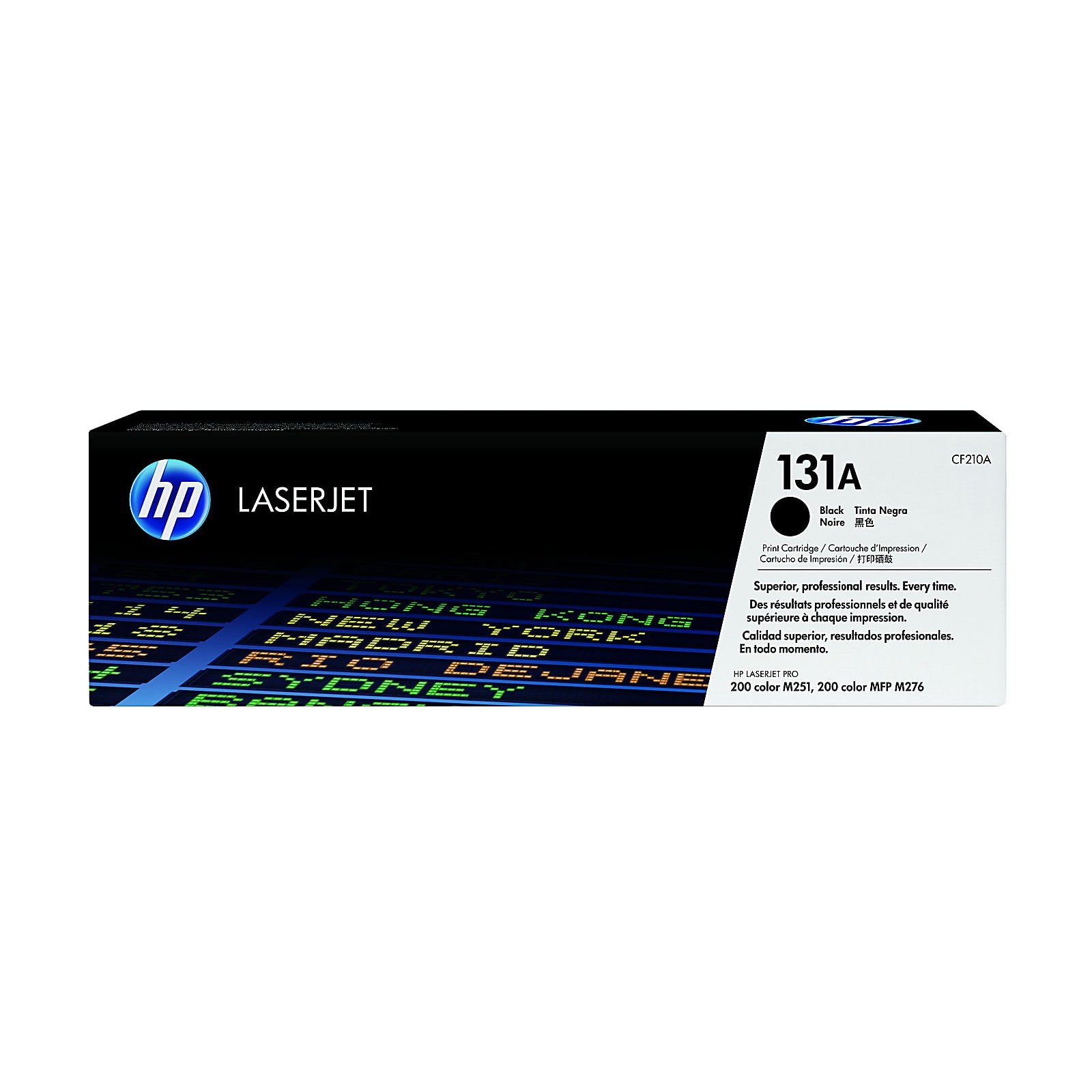 Genuine HP CF210A Black Toner Cartridge (1,600 pages) Image 1