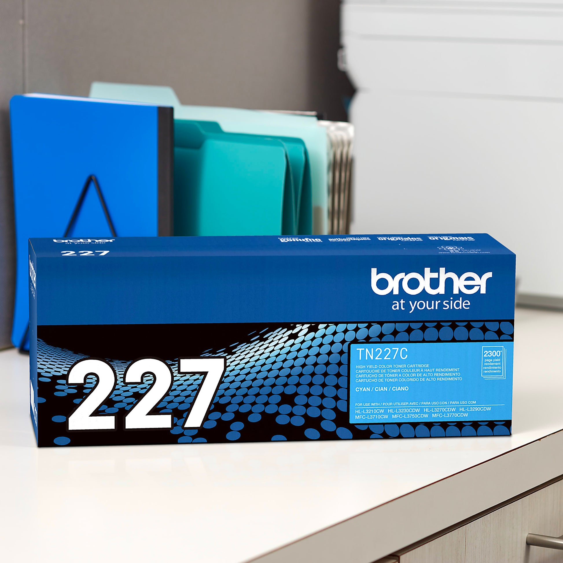 Genuine Brother TN227C High Yield Cyan Toner Cartridge (2,300 pages) Image 4