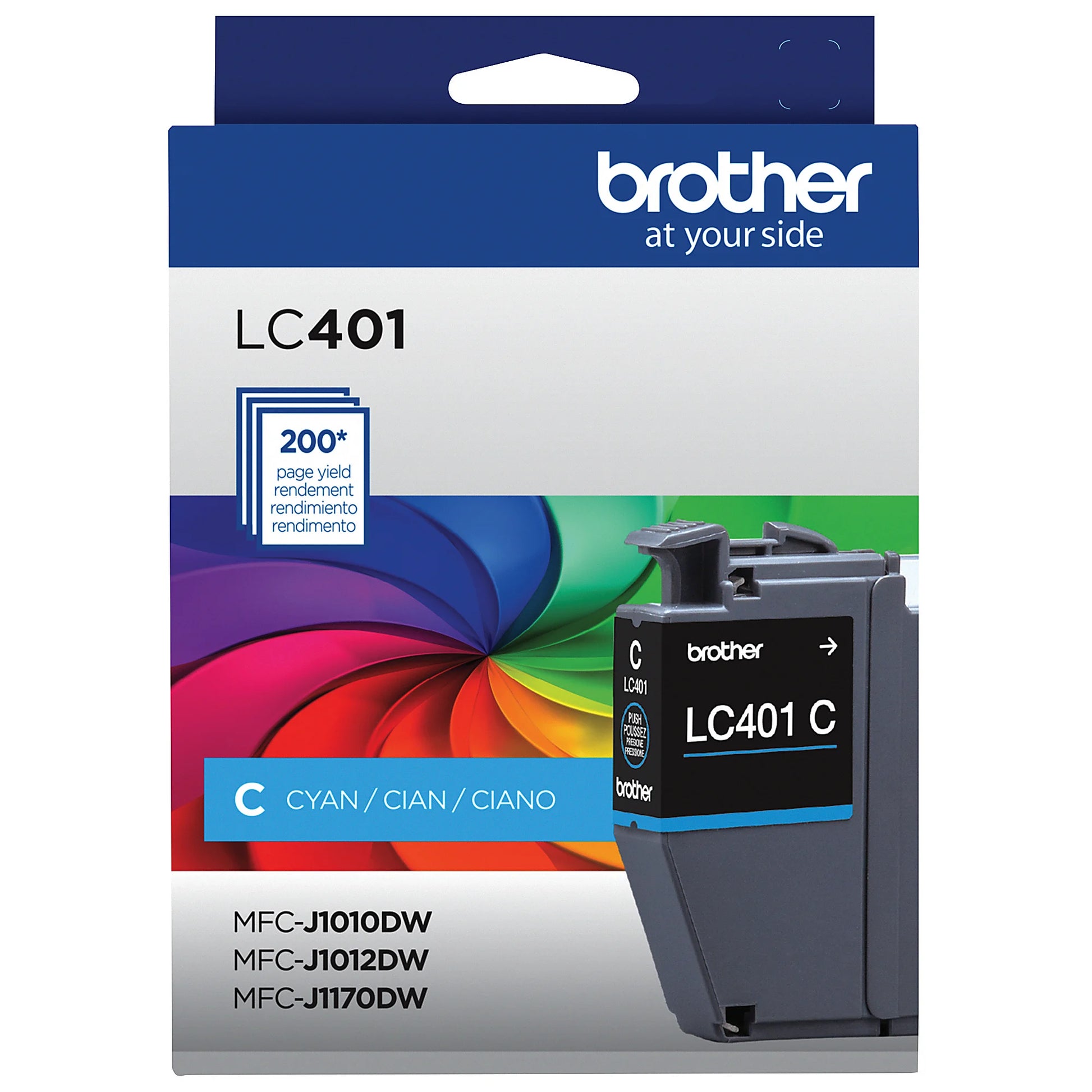 Genuine Brother LC41C Cyan Ink Cartridge (400 pages)