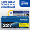 Genuine Brother TN227Y High Yield Yellow Toner Cartridge (2,300 pages) Image 3