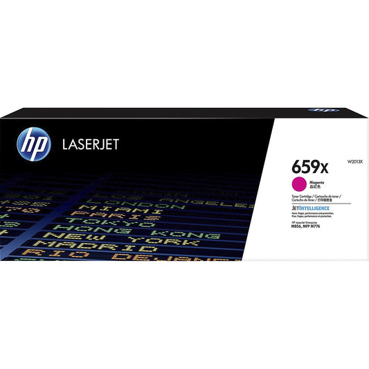 Genuine HP 659X High Yield Magenta Toner Cartridge, W2013X (29,000 pages)