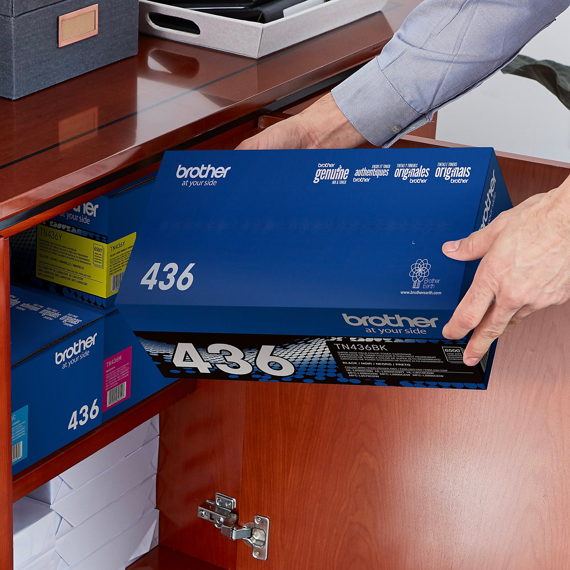 Genuine Brother TN436BK Black Toner Cartridge (6,500 pages) Image 5