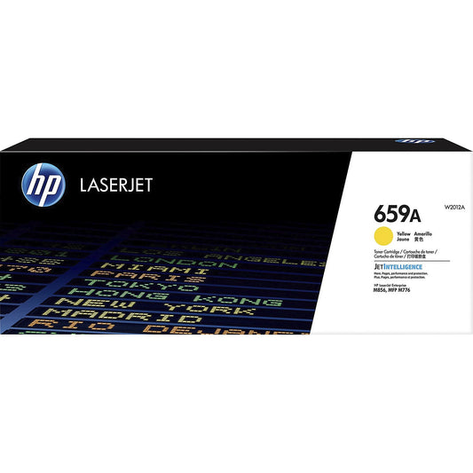 Genuine HP 659A Yellow Toner Cartridge, W2012A (13,000 pages)