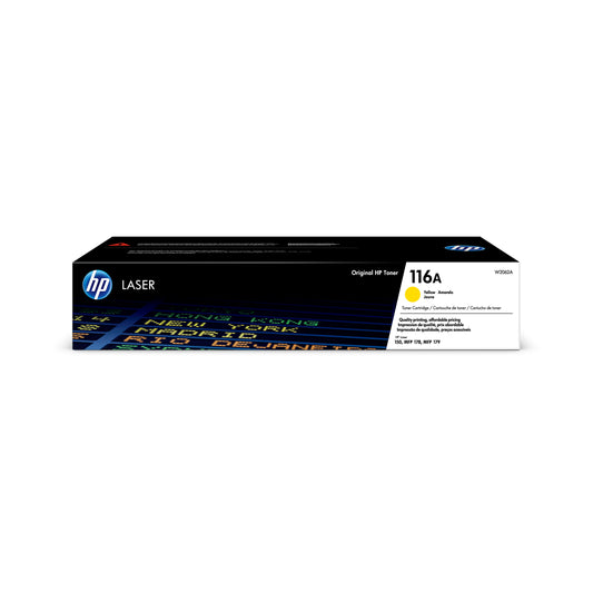 Genuine HP 116A Yellow Toner Cartridge, W2062A (700 pages) Image 1