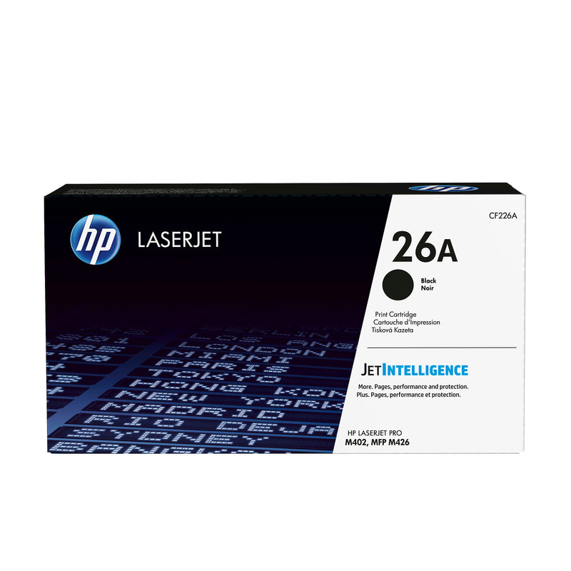 Genuine HP CF226A Black Toner Cartridge (3,100 pages) Image 1