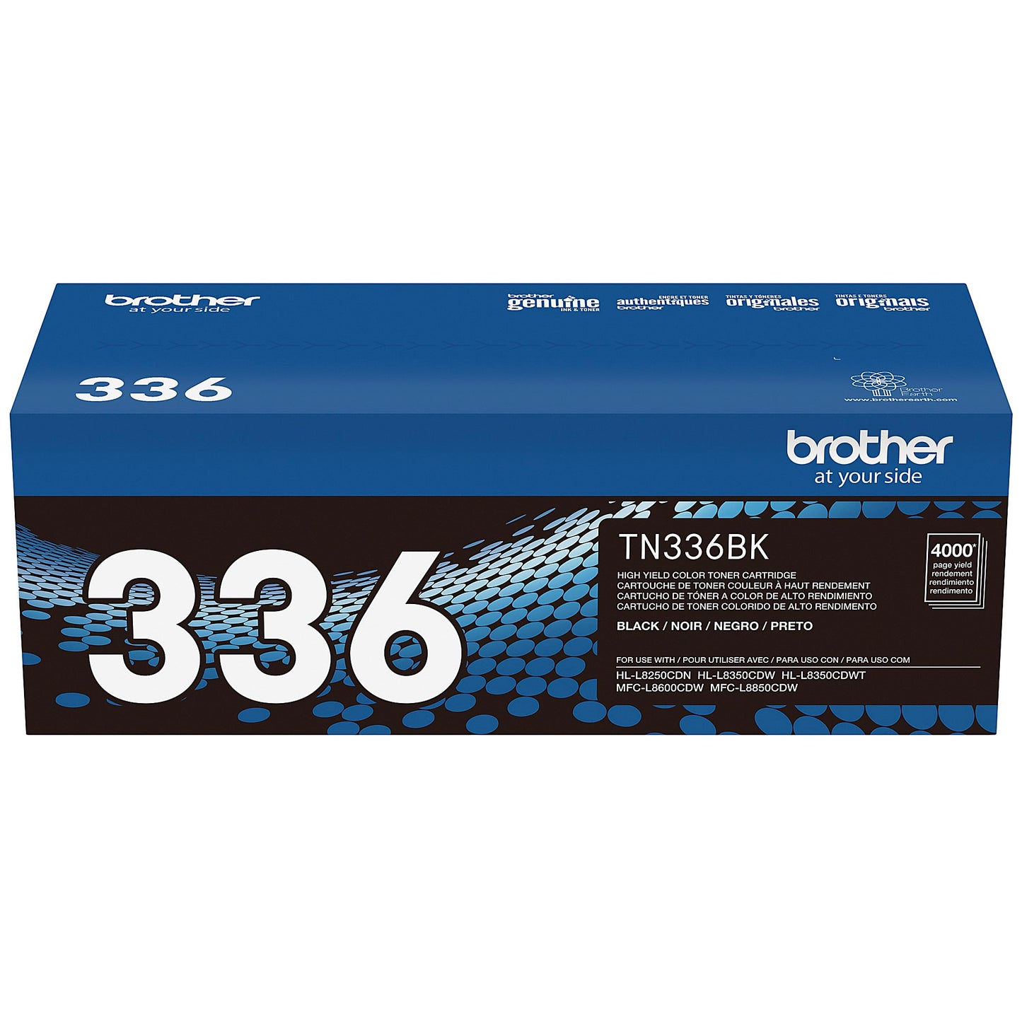 Genuine Brother TN336BK High Yield Black Toner Cartridge (3,500 pages) Image 8