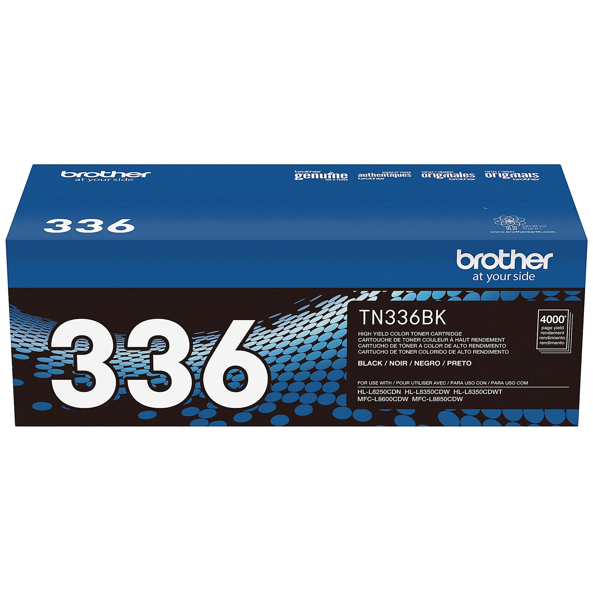 Genuine Brother TN336BK High Yield Black Toner Cartridge (3,500 pages) Image 8