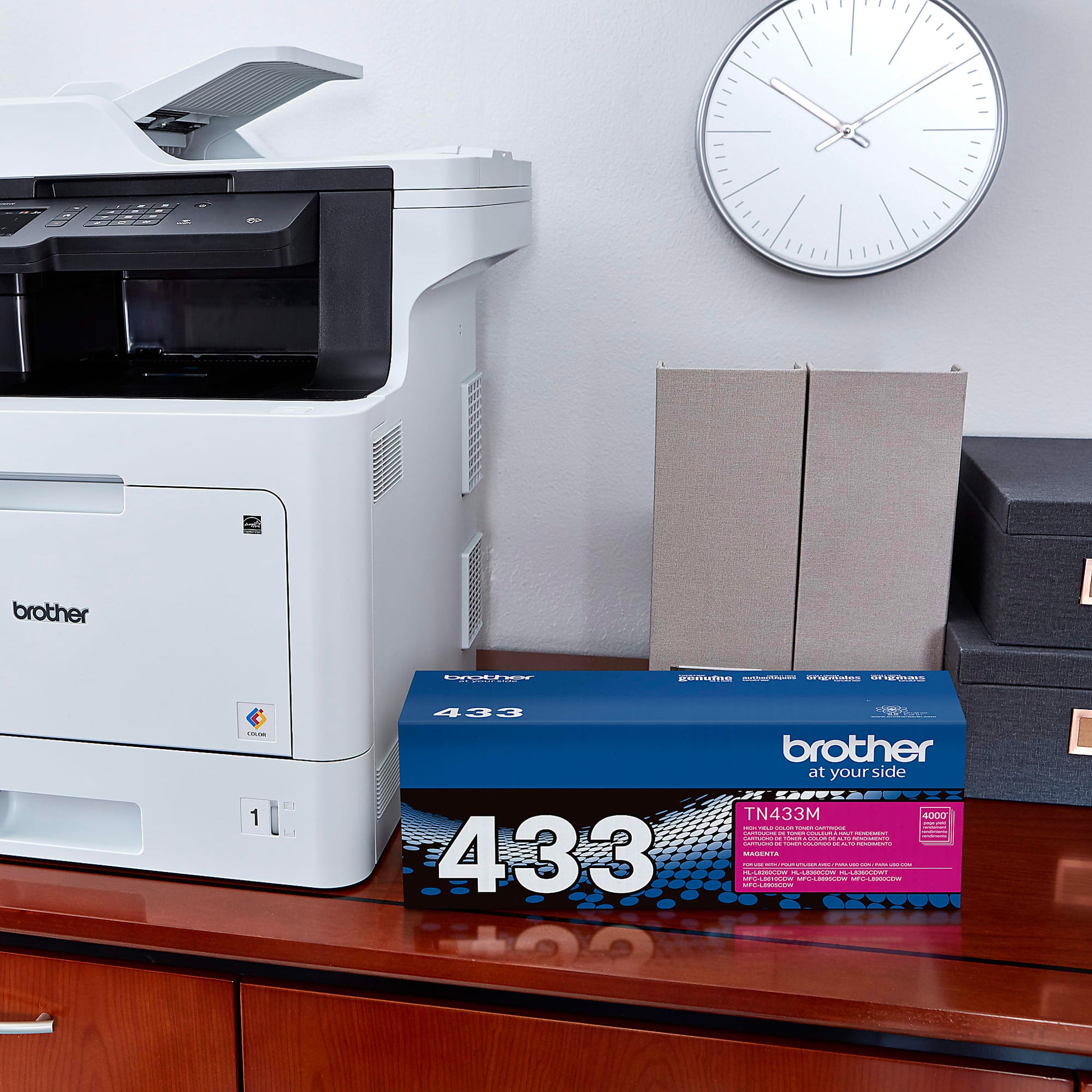 Genuine Brother TN433M Magenta Toner Cartridge (4,000 pages) Image 4