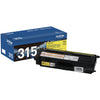 Genuine Brother TN315Y High Yield Yellow Toner Cartridge (3,500 pages) Image 1