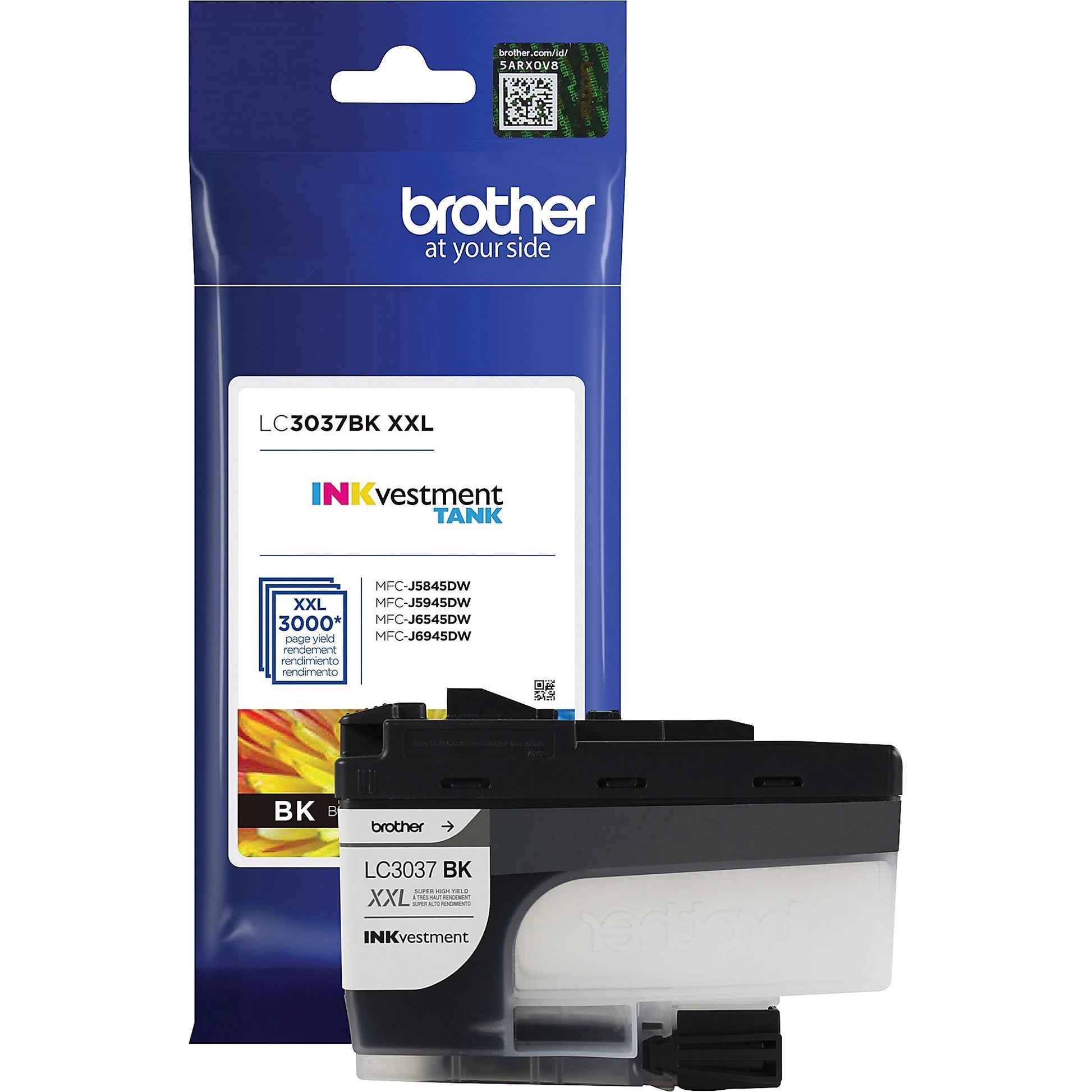 Genuine Brother LC3037BK Black Ink Cartridge (3,000 pages) Image 2