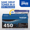 Genuine Brother TN450 High Yield Black Toner Cartridge (2,600 pages) Image 3