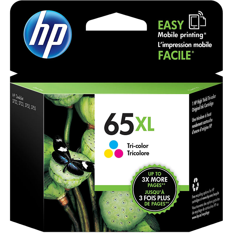 Genuine HP N9K03AN High Yield Tri-Color Ink Cartridge (300 pages) Image 1