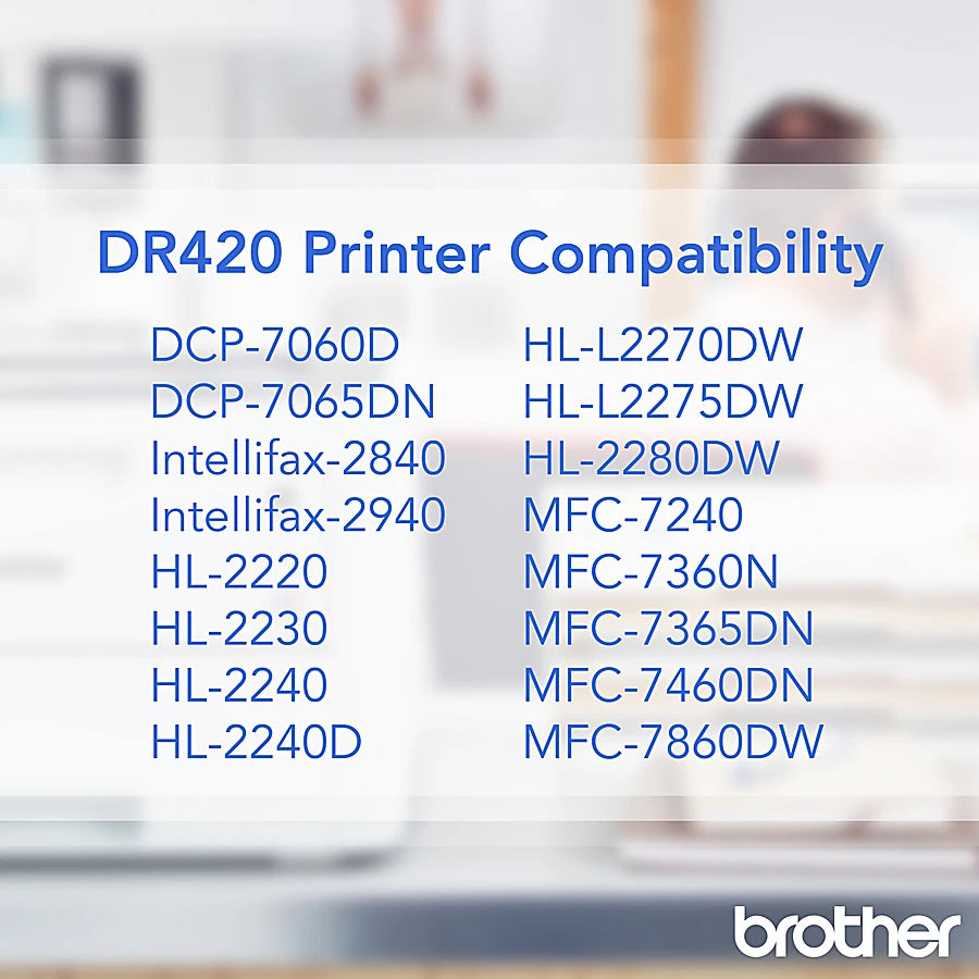 Genuine Brother DR420 Black Drum Unit (12,000 pages) Image 3
