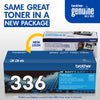 Genuine Brother TN336C High Yield Cyan Toner Cartridge (3,500 pages) Image 3