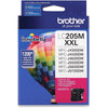 Genuine Brother LC205M Magenta Ink Cartridge (1,200 pages)