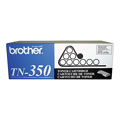 Genuine Brother TN350 Black Toner Cartridge (2,500 pages)