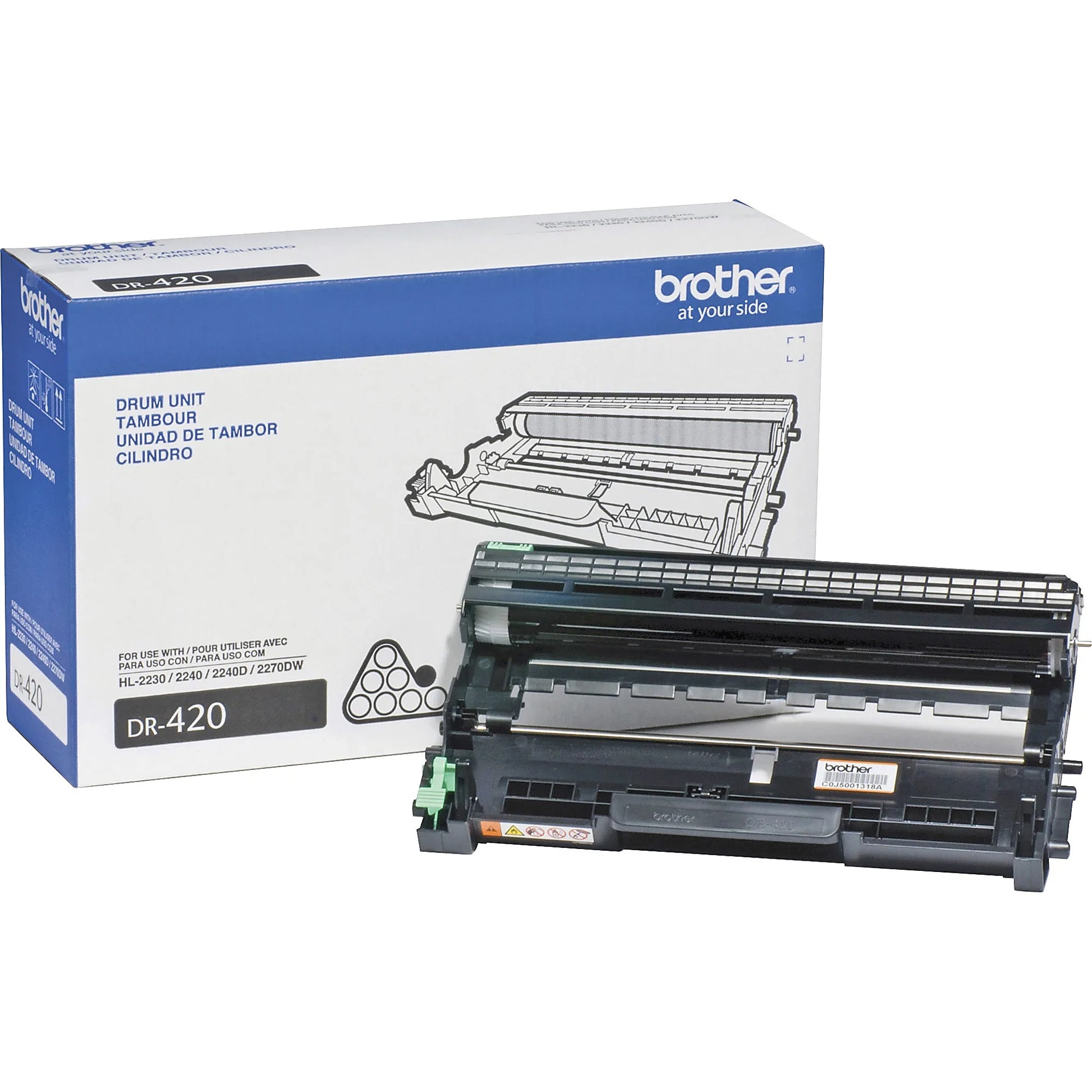 Genuine Brother DR420 Black Drum Unit (12,000 pages)