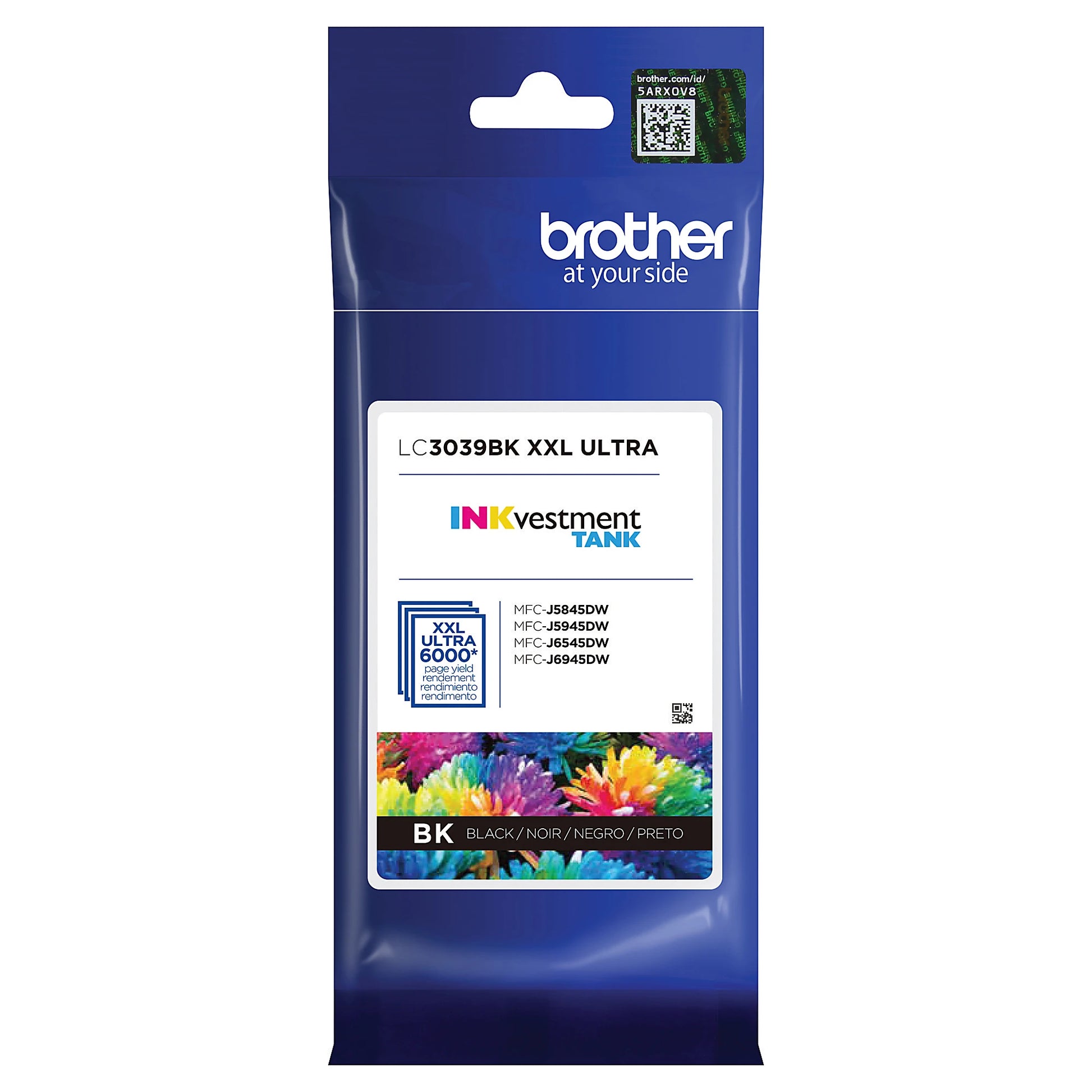 Genuine Brother LC3039BK Black Ink Cartridge (6,000 pages)