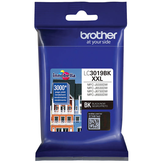 Genuine Brother LC3019BK Black Ink Cartridge (3,000 pages)
