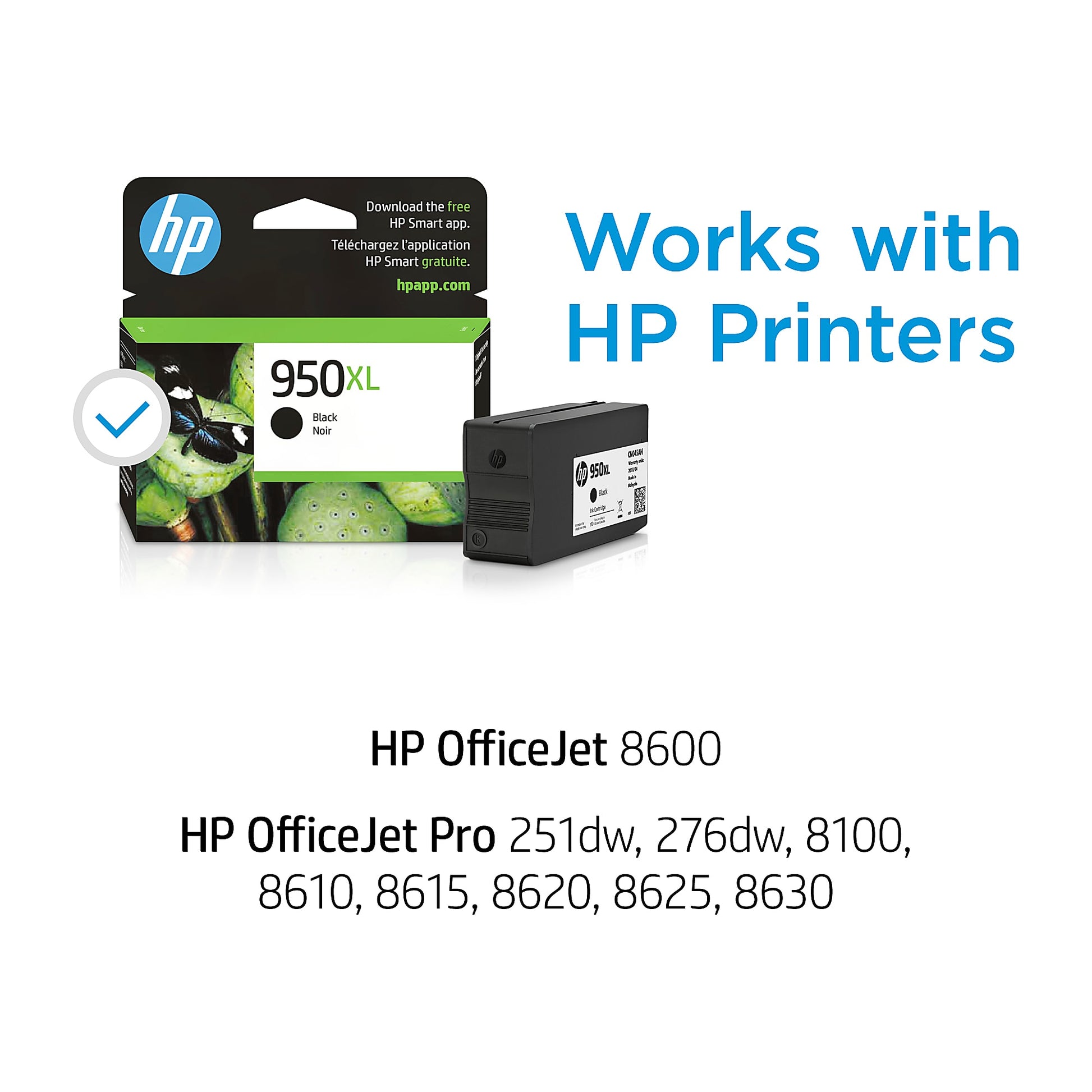 Genuine HP CN045AN High Yield Black Ink Cartridge (2,300 pages) Image 2
